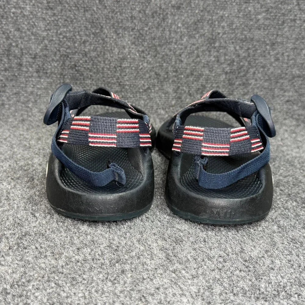 Chaco Z/1 Classic Sandals Men's‎ 11 Blue Red White Flag Athletic Outdoor Hiking